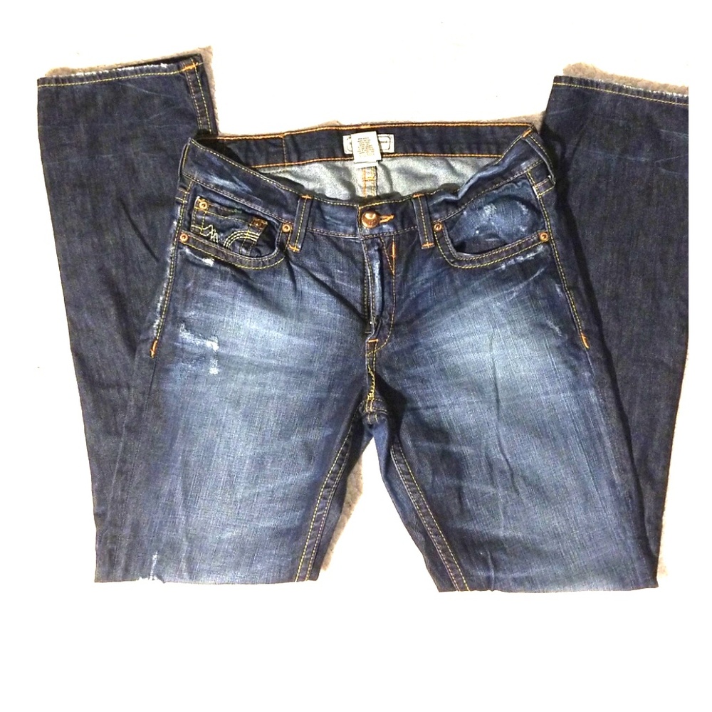 PRVCY Lightly Distressed Jeans